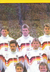 Team Photo Germany samolepka Semic EM 92 #178